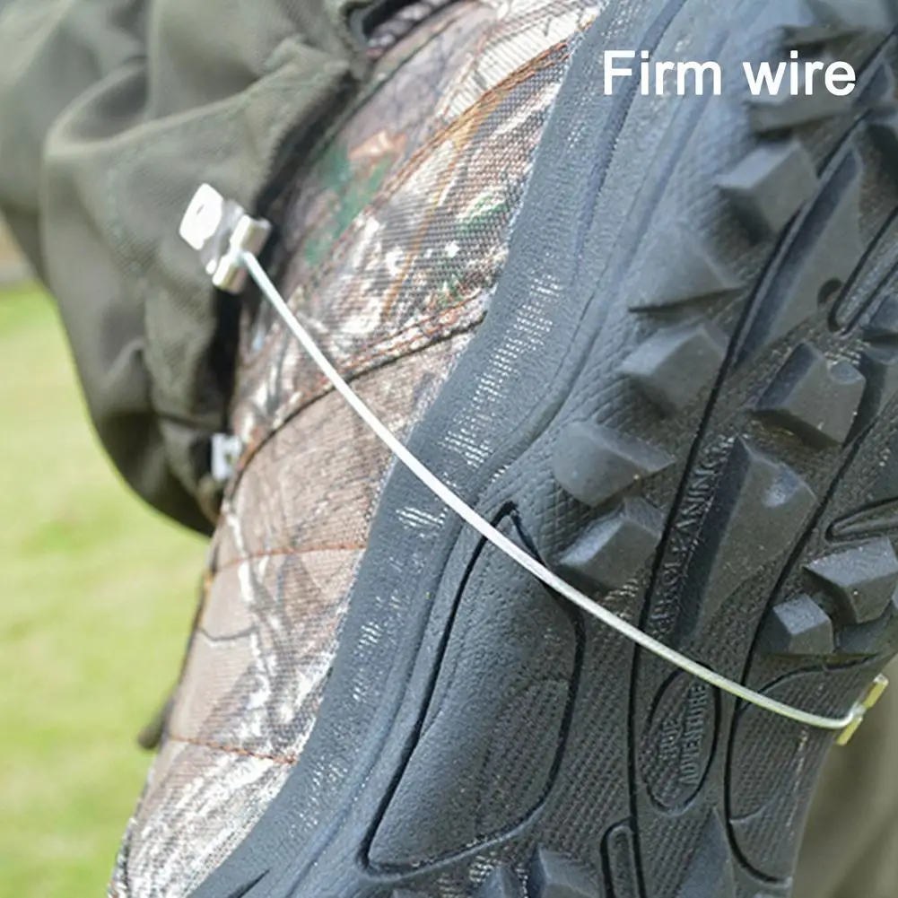 1 Pair Waterproof Leg Gaiters For Hunting Camping Outdoor Hiking Snow Legging Boots Gaiters Shoes Cover Knee Pad waterproof leg gaiters