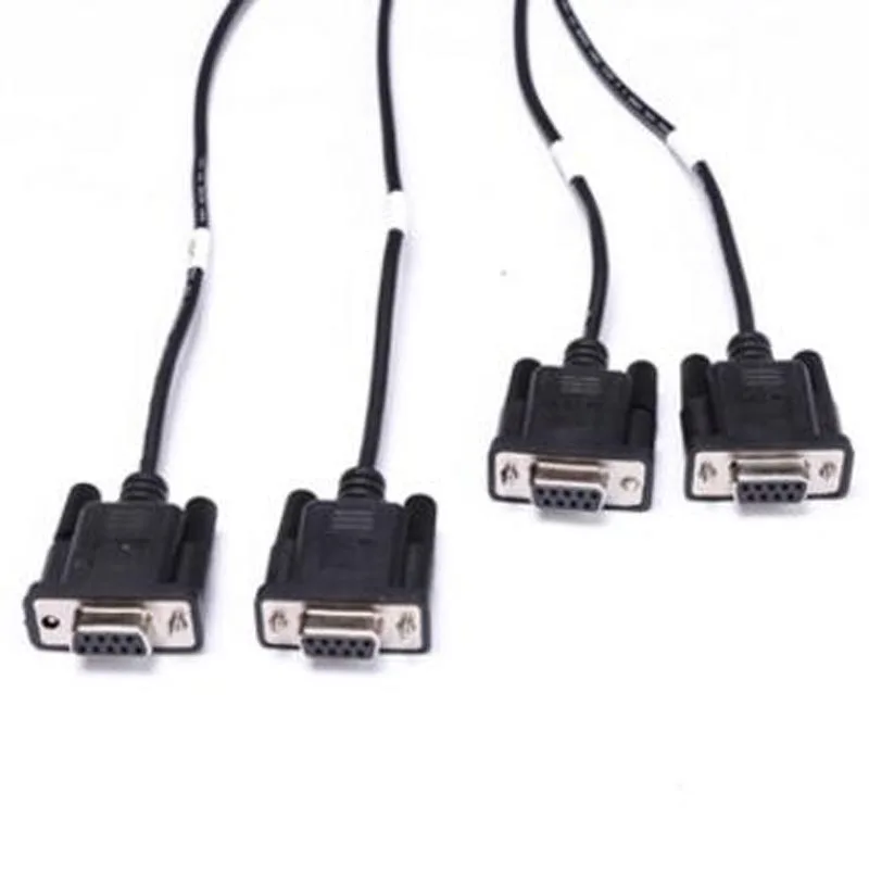 OBD2 16 Pin кабельная проводка шнур 1 штекер до 4 DB9 интерфейс для диагностического инструмента RS232 последовательный порт RS232 интерфейс