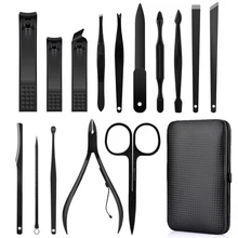 Набор инструментов для маникюра и педикюра, уход за ногтями, уход за лицом, ножницы для кутикулы, кусачки, кусачки для стрижки мозолей, бритвы, пинцет, набор инструментов для прыщей
