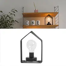 Скандинавский креативный стиль декоративный Маяк черная настольная лампа для праздника декор для комнаты E65B