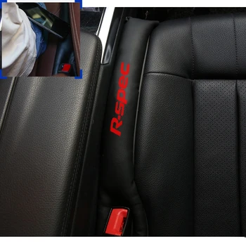 

2pcs Faux Leather Fillers Spacer Filler Slot Plug Car Seat Gap Pad for Hyundai Veloster I20 Solaris Ix35 Creta Elantra R-spec