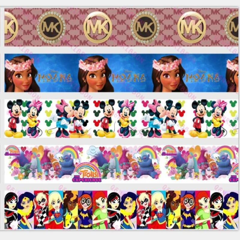 

50Yards/Roll 16mm-75mm Princess Super Grosgrain Ribbons for Wedding Christmas Party Decorations DIY Bow Craft Ribbons Card Gift
