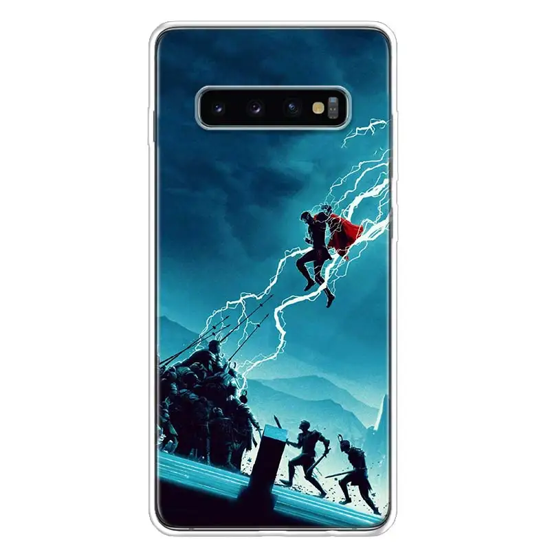Тор Odinson чехол с героем чехол для телефона для samsung Galaxy S10+ Note 10 9 8 S9 S8 J4 J6 J8 плюс S7 S6 корпус под плетенную сумку
