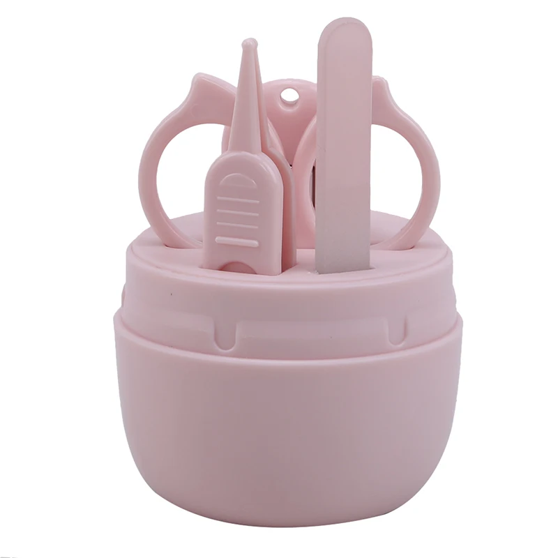 Маникюрный набор, детский набор для ухода за новорожденным младенец и малыш, кусачки для ногтей+ ножницы+ пинцеты+ пилка для ногтей