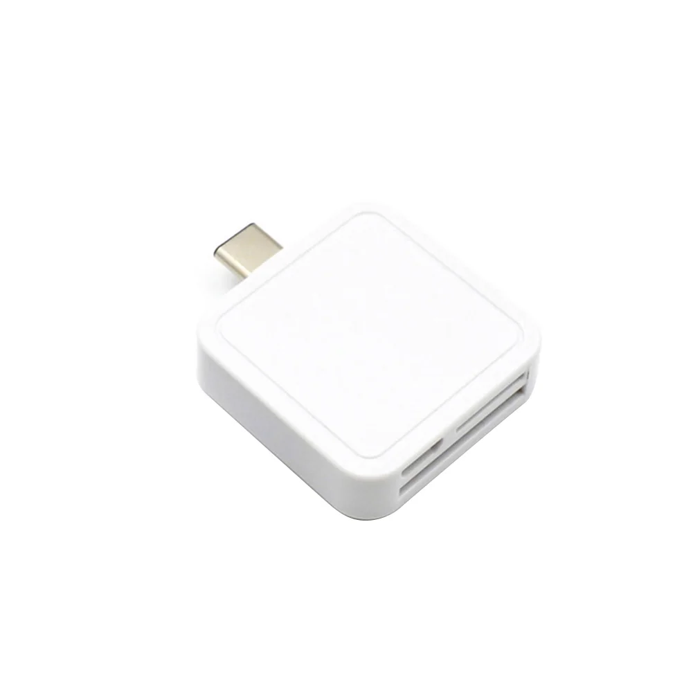 01 white TYPE-C мобильный телефон два в одном кардридер TF/SD OTG кардридер мобильный телефон OTG кардридер для huawei для Xiaomi для OPPO - Цвет: 01 white