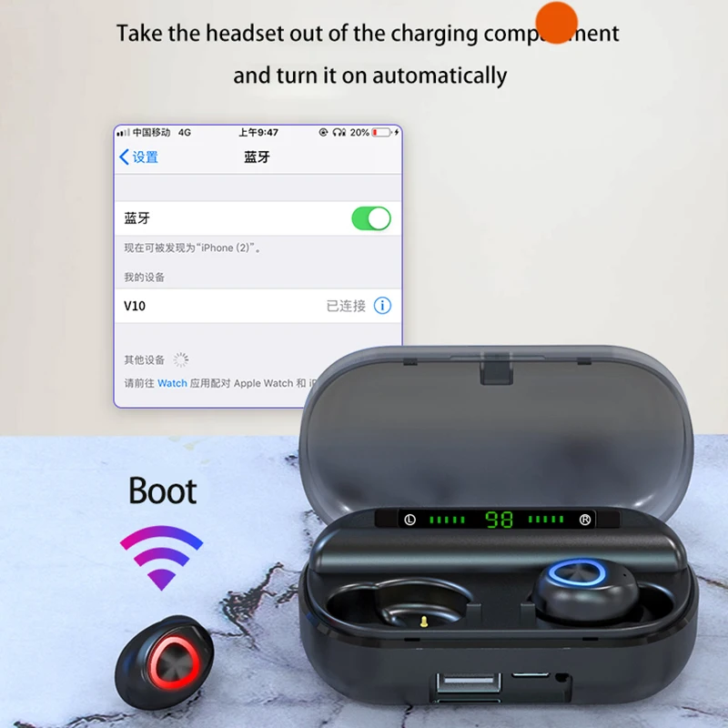 Bluetooth наушники LIGE TWS 5 0 с двойным микрофоном|Наушники и гарнитуры| |