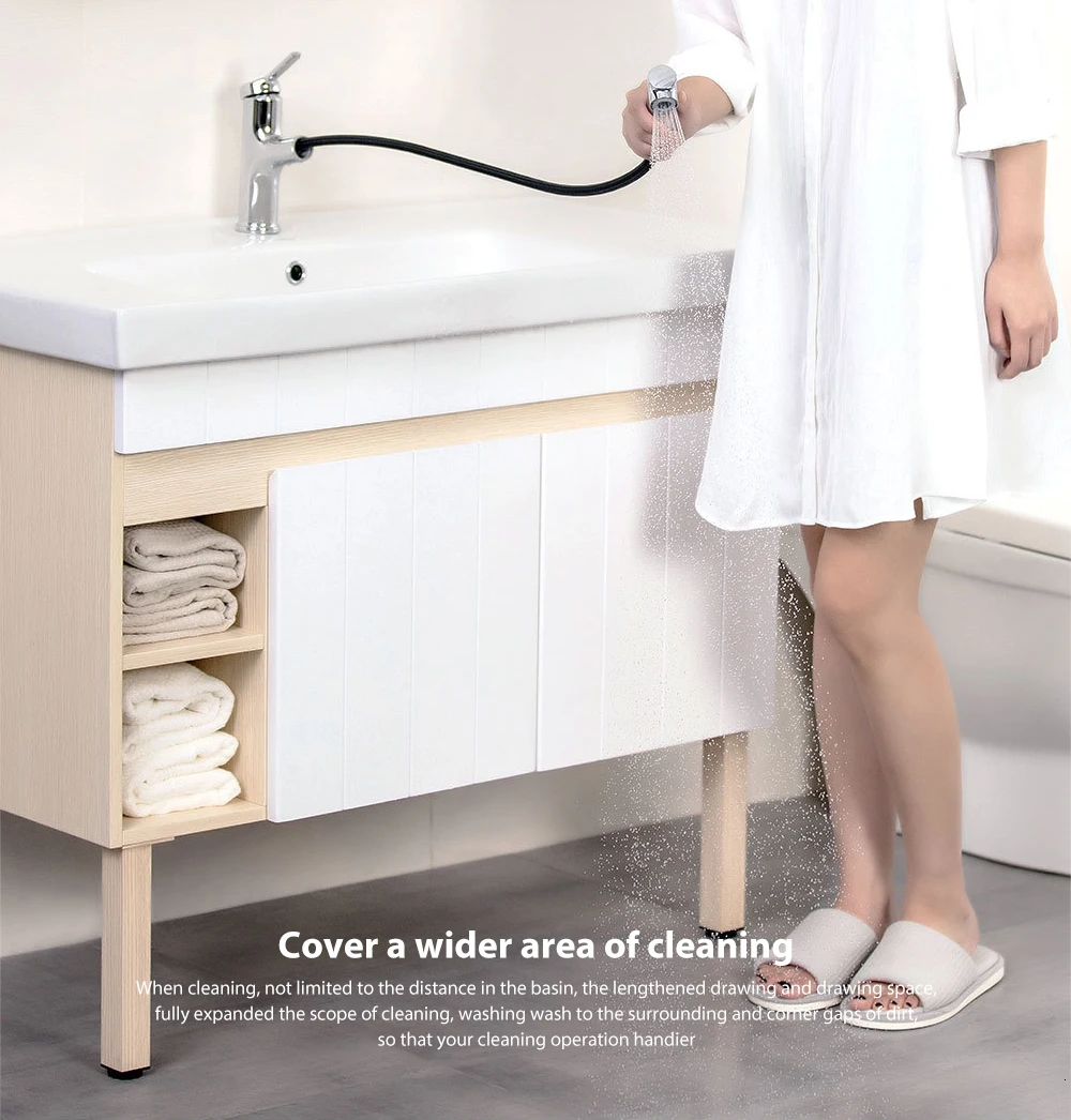 Large White Basin Faucet