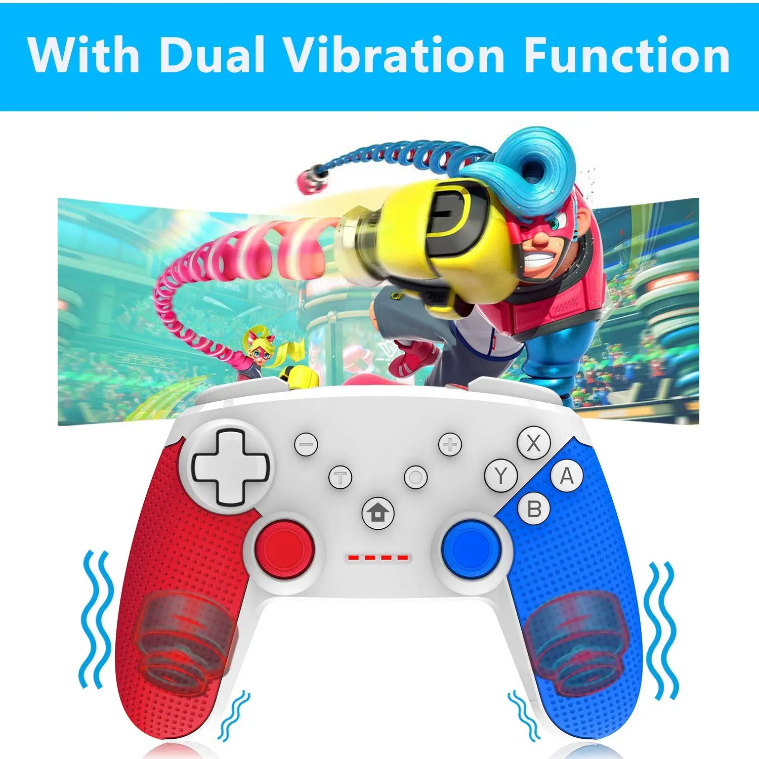 Для Switch Pro Bluetooth беспроводной геймпад пульт дистанционного управления Джойстик для kingd переключатель Консоль геймпад с двойной вибрацией Func