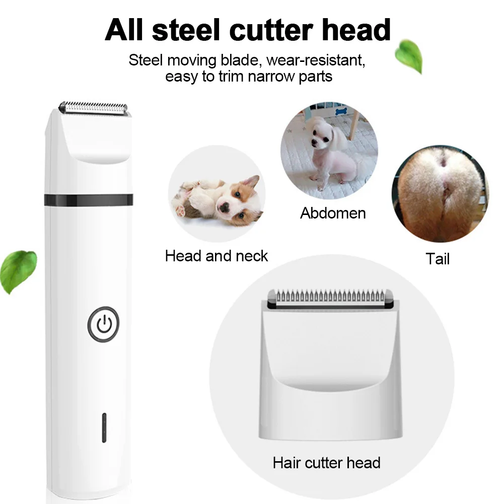 Cat Styling ABS Nail Polisher USB Charging Easy Operate Dog Trimmer Portable Handheld Pet Hair Clipper Grooming Tool Durable