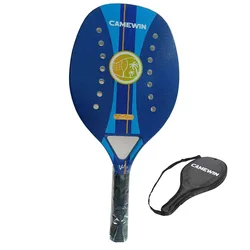 New Type Camwin Raquete Beach Tennis In Stock Carbon And Glass Fiber With Cover Manufacturers Selling Pala Padel Outdoor Sports