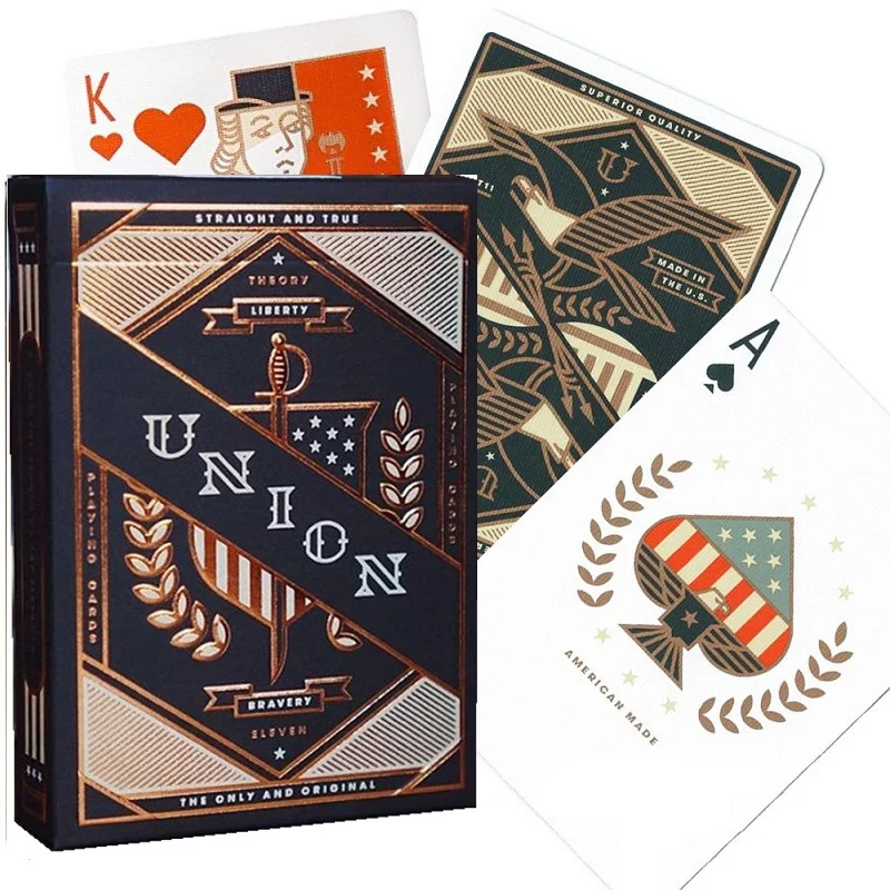 The Theory 11 Union игральные карты велосипед Американский символ патриотическая колода
