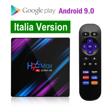 

[12H Trail] Android TV Box Support IPTV Italian Smart TV M3U Enigma2 - No App Included - Italish Version