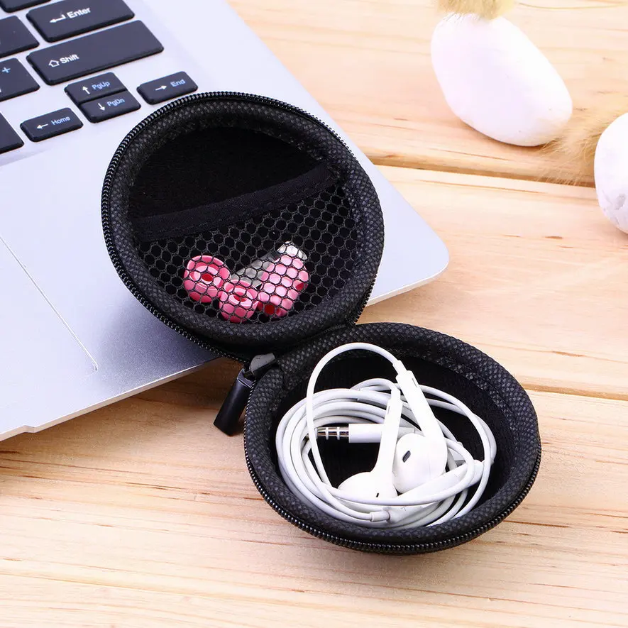 

Portable Hard Mini Key Coin Earring Headphone Storage Organizer Box Case