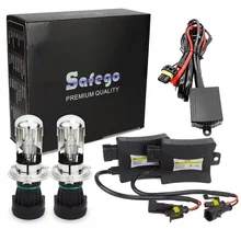Safego 55W H4 Bi xenon H4-3 9004-3 9004 9007-3 9007 H13-3 Bixenon H4 Hi/lo Bixenon 4300K 6000k 8000k H13 bi-xenon hid xenon kit