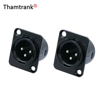 

New arrival Nickle-plated Pin Feet 3PIN XLR male panel mount adapter Metal high quality soldering xlr connector jack 20pcs/lot