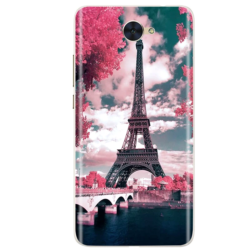 Case For Huawei Y7 2017 Case Silicone TPU Back Cover Phone Case For Huawei Y7 TRT-LX1 TRT-LX2 TRT-LX3 Y 7 2017 Case Coque Fundas cell phone belt pouch