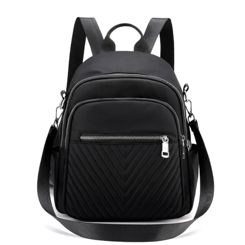 

Women Nylon Small Backpack Casual Rucksack Laptop Bookbag Travel Shoulder Bag