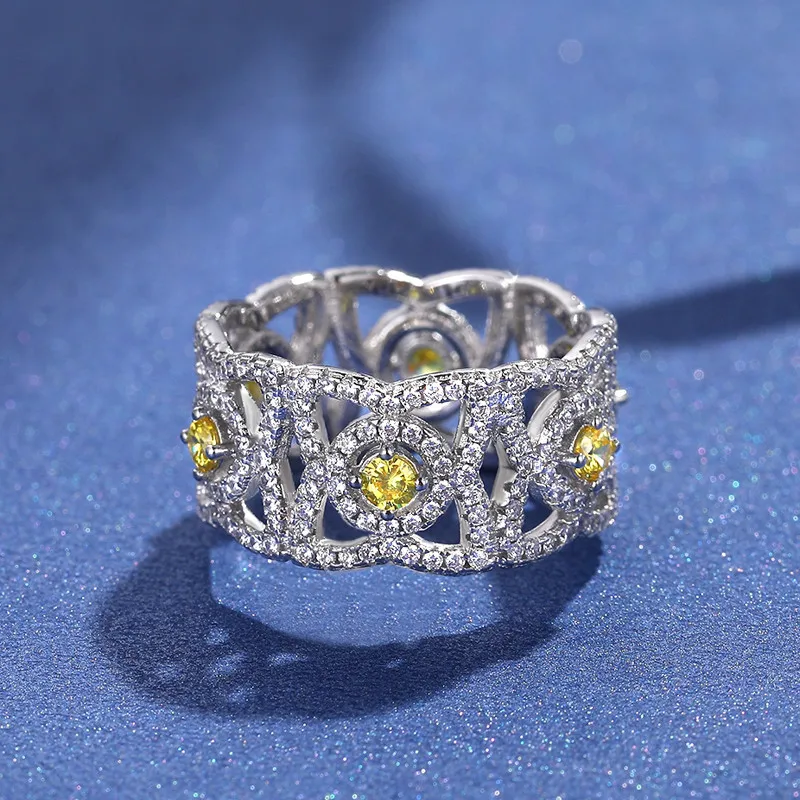 Стерлингового серебра 925 пробы VS2 бриллиантовое кольцо для женщин Anillos De 2 карат хороший топаз Bizuteria свадебное украшение, кольцо с драгоценными камнями для девочек кулоны gümüş серебряные украшения