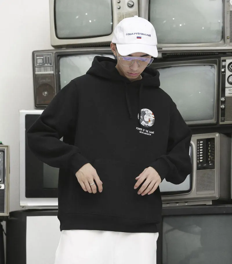 Japanese Style Cat Waves Hoodies 3