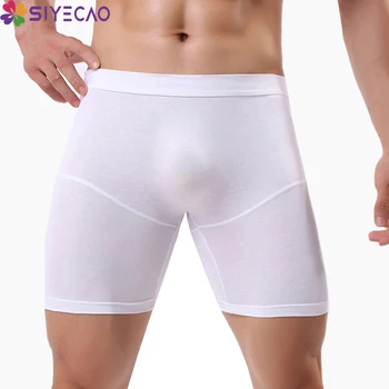 

Boxershort Men Boxers Cotton Loose Underwear Plus Size Breathable Men Boxer Homme Long Boxer Shorts Underpants Male Panties