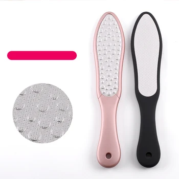

1pc Feet Care Tool Stainless Steel Foot File Callus Remover Dead Skin Grinding Feet Rubbing Foot Callus Removal Color Random