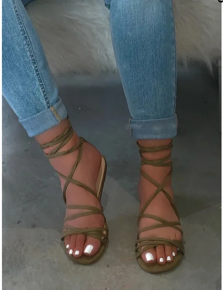 wrap up sandals