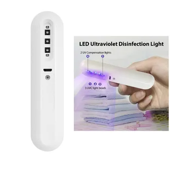 

UV Light Sterilizer Wand Mini LED UV-C Disinfection Lamp Handheld Portable Germicidal Lamp new