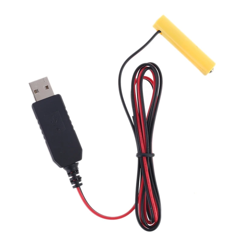 

AAA Battery Eliminator USB/Type C Power Supply Cable Replace 1-4pcs AAA Battery