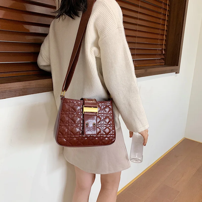 

Autumn And Winter CHIC Retro Small Bag Women's 2019 New Style Fashion Korean-style Fashion Casual Versatile Broadband Shoulder