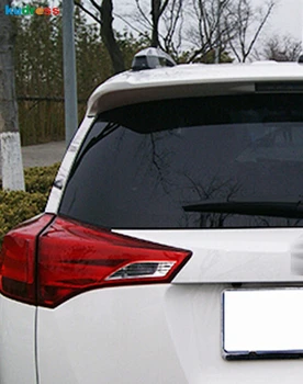 

For Toyota Rav4 RAV 4 2013 2014 2015 Steel Rear Window Trunk Lid Trim Tail Door Decorative Cover Trim Car Spoilers Accessories