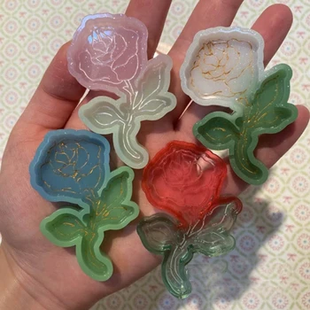 

Crystal Epoxy Resin Mold Quicksand Casting Silicone Mould DIY Craft Making Tools Y3NE