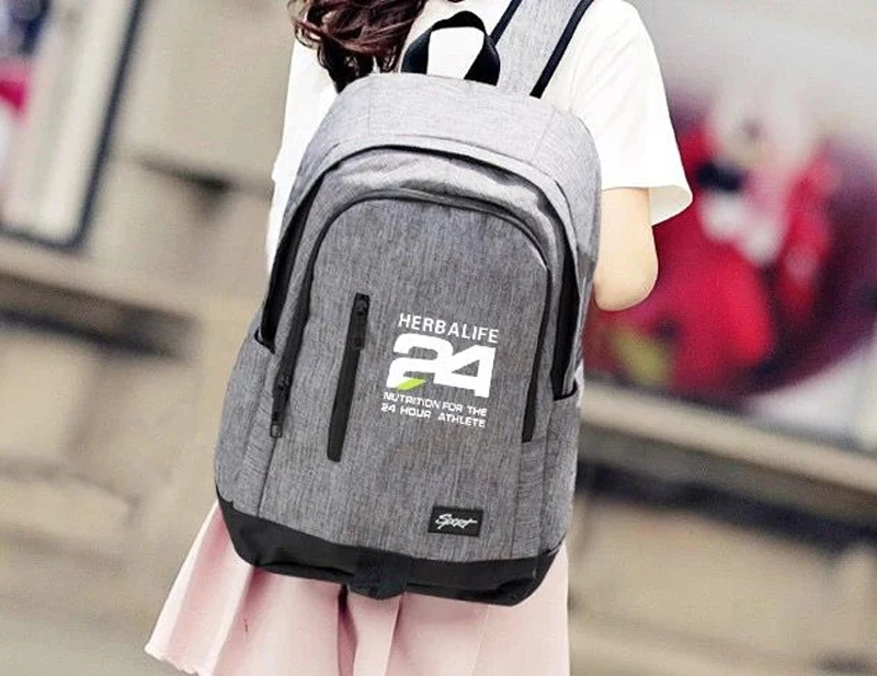 Gray Herbalife 24 часа походный спортивный рюкзак - Цвет: Gray