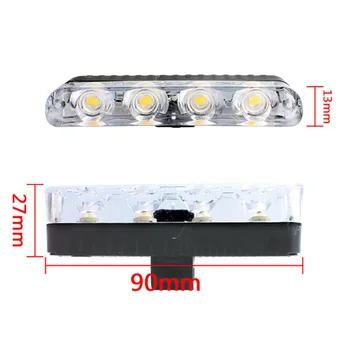 

Decor Light Bar With Control Box Car Amber Strobe Dash Lamp 16W 3 modes