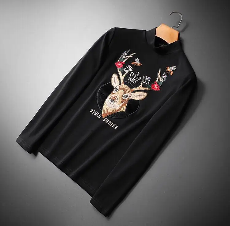 Ah10687, модные мужские Топы И Футболки,, Подиумные роскошные, известный бренд, Европейский дизайн, короткие, с принтом, вечерние, стильные футболки, мужская одежда