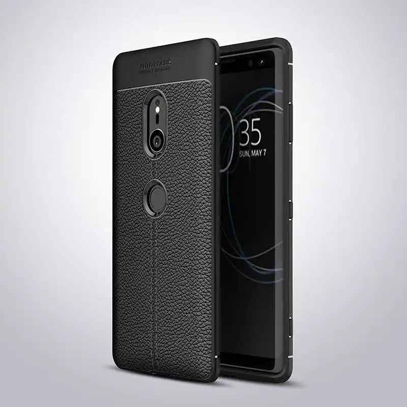 Чехол Mokoemi с узором Личи Ударопрочный Мягкий чехол для sony Xperia XZ3 XZ2 XZ1 XZ для sony Xperia XZ3 XZ2 XZ1 компактный чехол для телефона