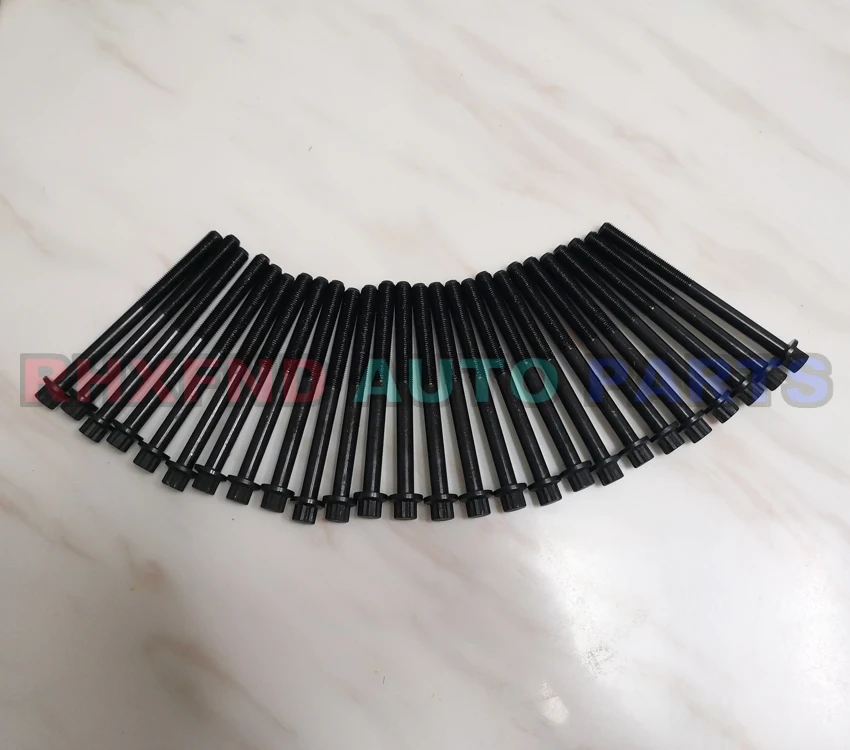 1HZ Engine Cylinder Head Bolts for TOYOTA Land Cruiser PRADO Hardtop J7 J8 J9 COASTER Bus 4.2D TD 1990-2003