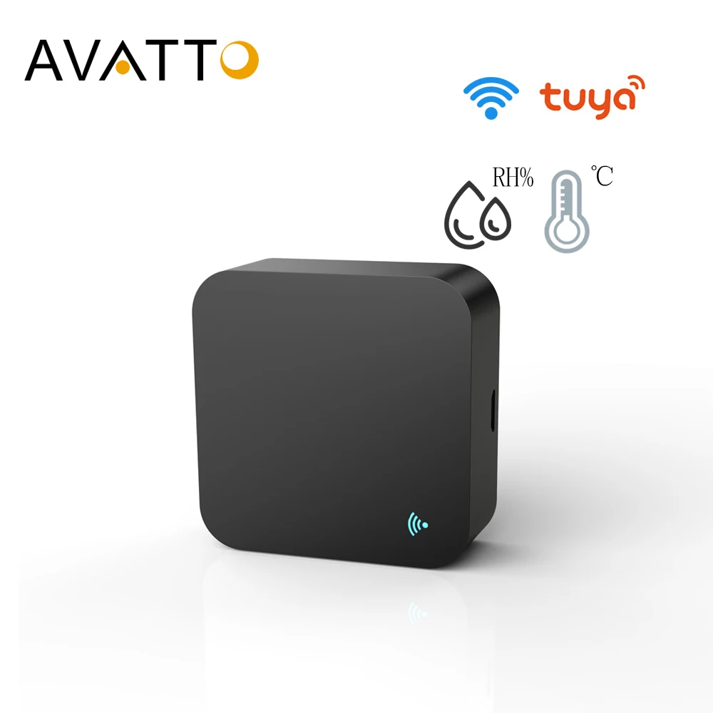 AVATTO-mando a distancia S06 Mini para aire acondicionado, Automatización del hogar inteligente, Universal, WiFi, IR, para Alexa,Google Home