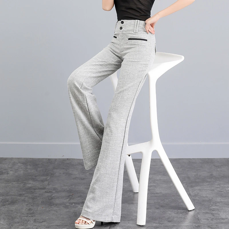 straight flare pants
