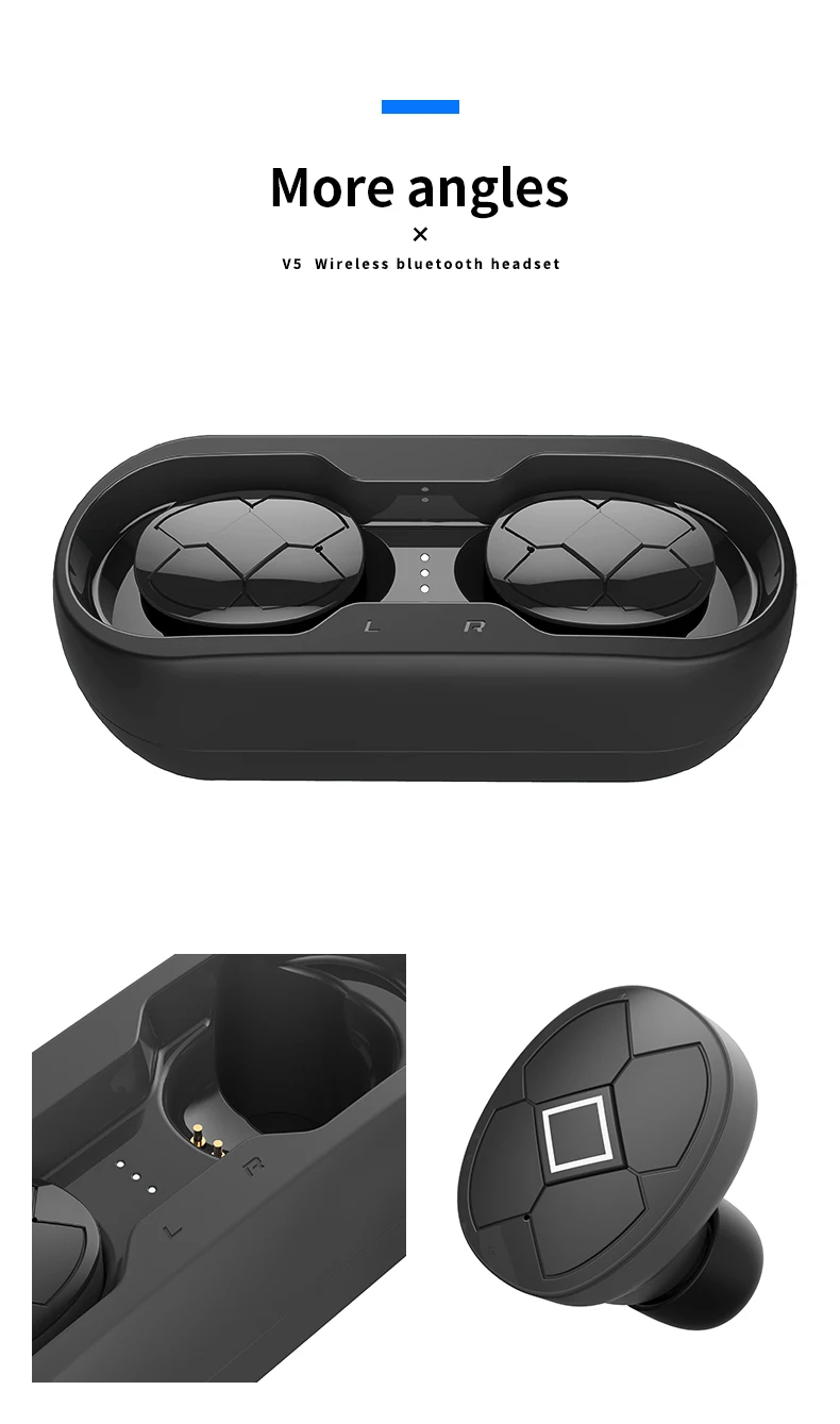 TWS 5,0 беспроводные наушники спортивные Bluetooth наушники 3D стерео Водонепроницаемая беспроводная гарнитура для xiaomi redmi qs2 huawei наушники