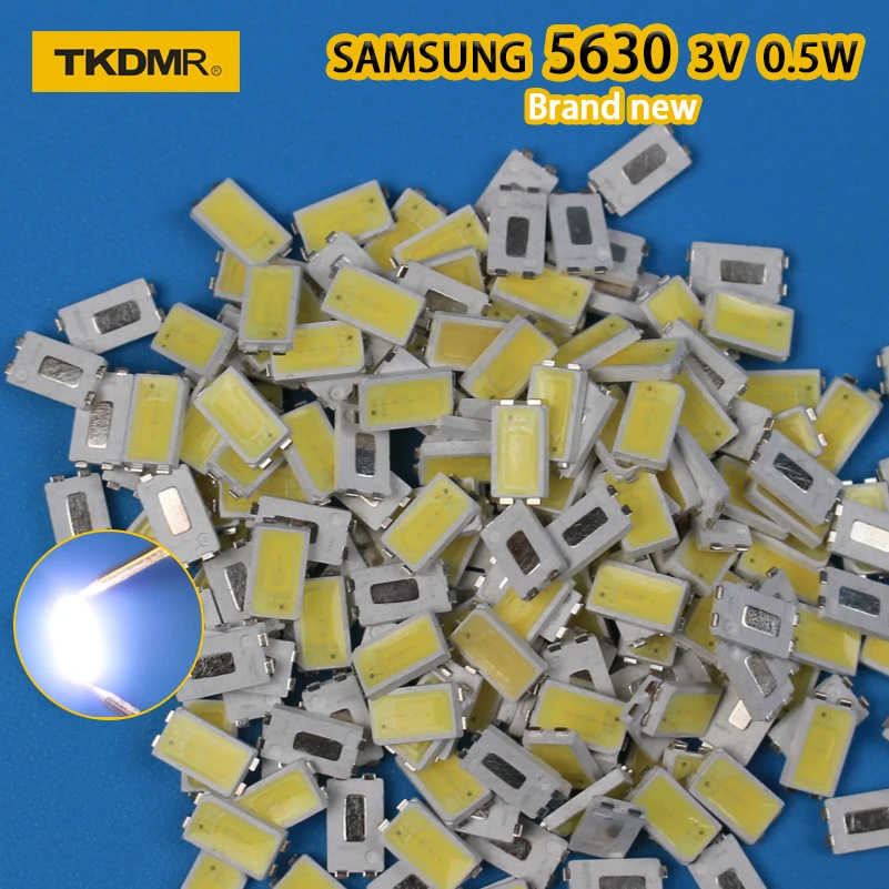 120 шт. светодиодная подсветка 0 5 Вт 3 в 5630 для SAMSUNG холодный белый ЖК Подсветка ТВ