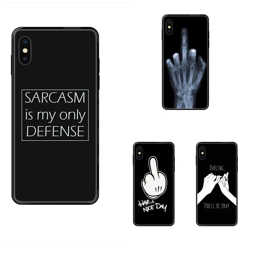 ТПУ чехлы для мыши палец и желаем вам хорошего дня! Для телефона Samsung Galaxy Note 4 8 9 10 20