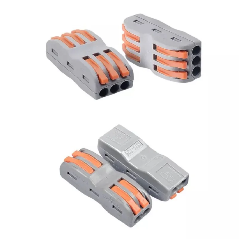 

Fast terminal wire connector two in two out three in three out SPL-2P SPL-3P plug in electrical connector