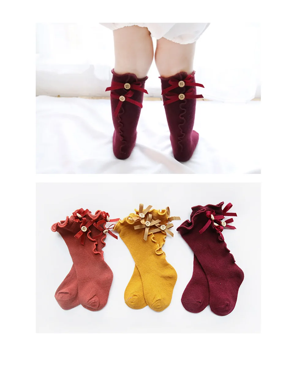 2 пар/лот; носки для малышей; однотонные хлопковые носки-тапочки без пятки с кружевным грибком для маленьких девочек