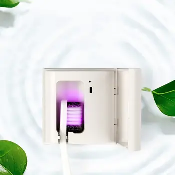 

UV Sterilization Smart Toothbrush Sterilizer Portable Travel Punching-Free Detachable ABS Mini Toothtbrush Disinfection Box