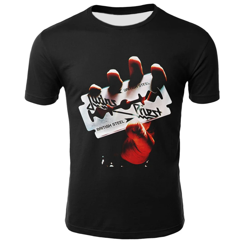 Модная футболка Slayer, мужские футболки в стиле рок, летние черные футболки с коротким рукавом, крутые топы с принтом животных, хип-хоп, Мужская Уличная одежда - Цвет: T8