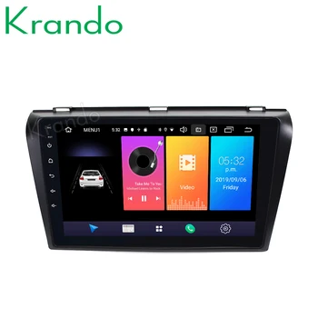 

Krando Android 9.0 9" IPS Big Screen Full touch car Navigation system for Mazda 3 2004-2009 radio player gps Bluetooth wifi