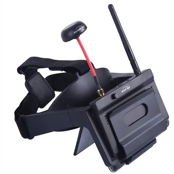 

2019 HAWK EYE little pilot AR glasses 5.8G dual receiver 5-inch HD display Refraction myopia for DIY FPV mini racing drone