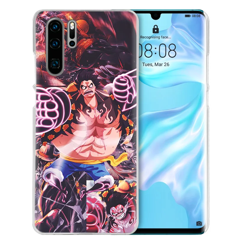 Одна деталь Луффи дьявола случай для huawei P20 P Smart Z плюс Nova 5 5i P30 P10 P9 P8 Коврики 10 20 30 Lite рro жесткий чехол для телефона pc