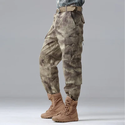 Combat Pants Camo Pants Men Camouflage Pants Hunting Hiking Cargo Pants Outdoors Male Tactical Camo Climbing Camping XS-XXL Plus Size