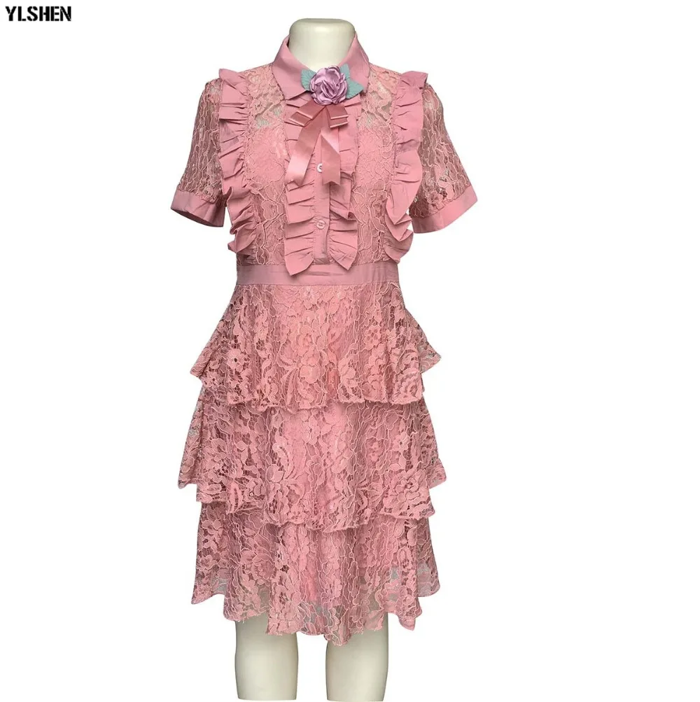 New Style Classic African Dresses for Women Dashiki African Clothes Fashion Lace Fungus Edge Stitching Africa Dress Clothing 14